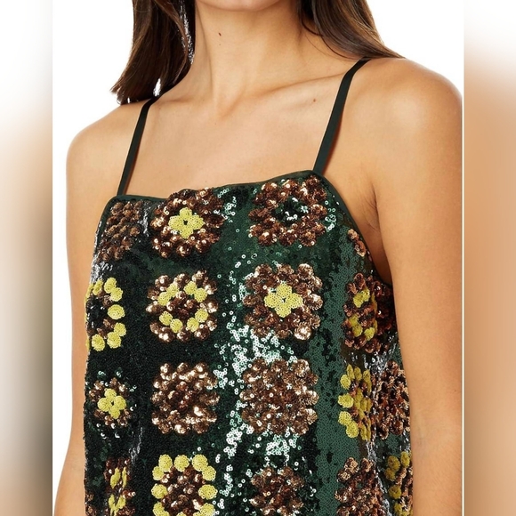 Johnny Was Dresses & Skirts - NWT Size M Johnny Was Love Gemini Sequin Spaghetti Strap Mini Dress